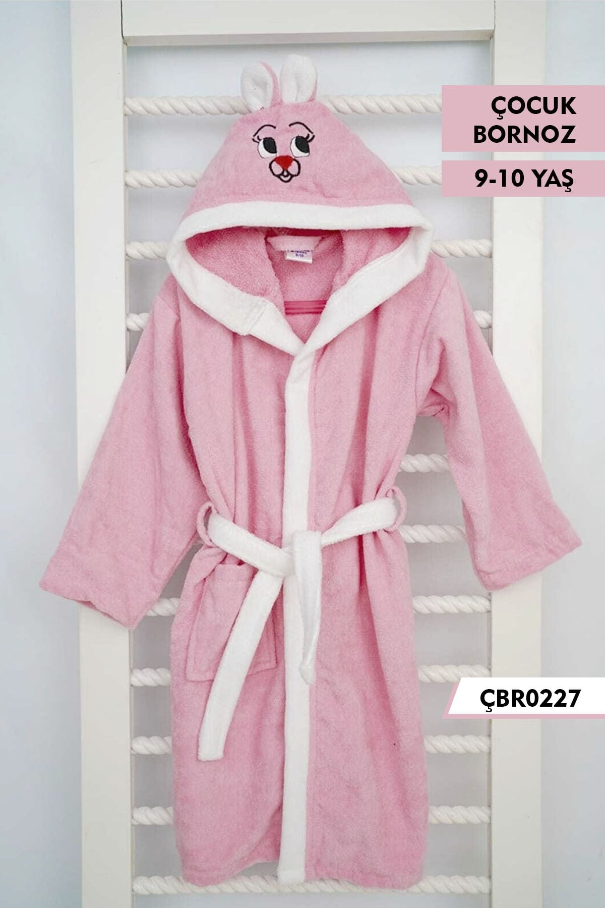 Kadife Çocuk Bornoz 11-12 yaş ÇBR0227-9240