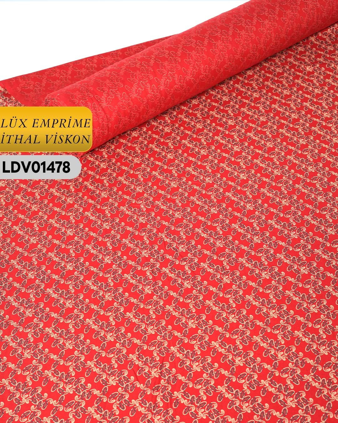 Lüks İthal Empirme Dar En Viskon 90cm-LDV01478