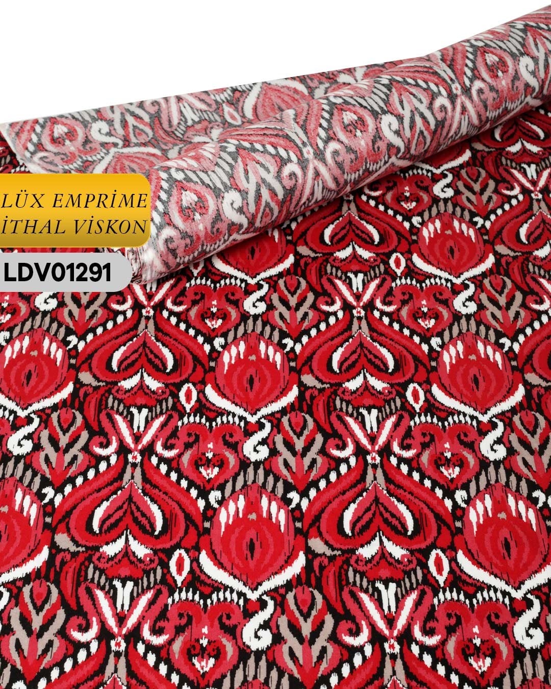 Lüks İthal Empirme Dar En Viskon 90cm-LDV01291