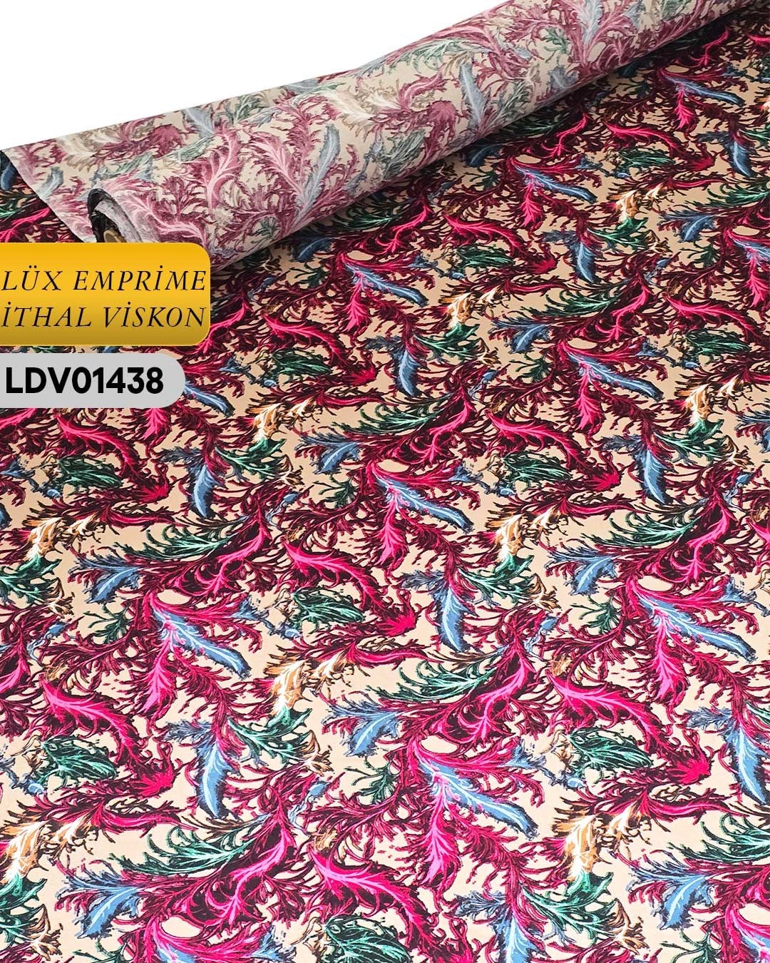 Lüks İthal Empirme Dar En Viskon 90cm-LDV01438