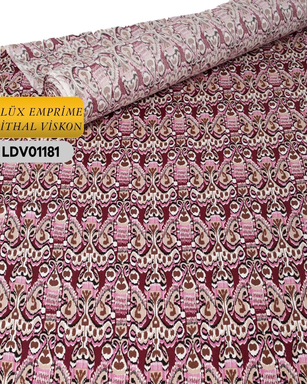 Lüks İthal Empirme Dar En Viskon 90cm-LDV01181