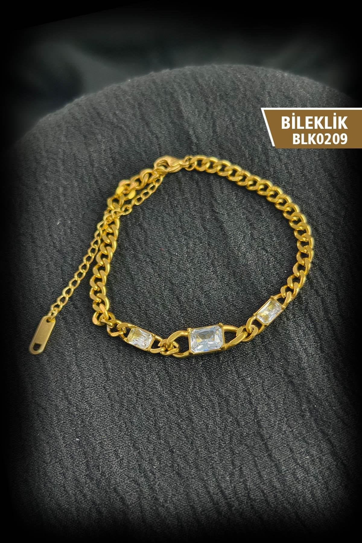 PASLANMAZ ÇELİK ZİNCİR BİLEKLİK BLK0209