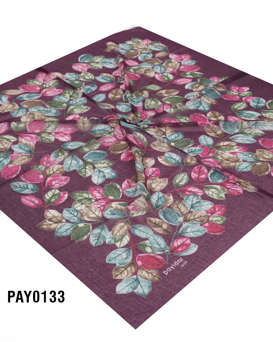 PAYİDAR İPEK Desenli Oyalık Yazma PAY0133-0221