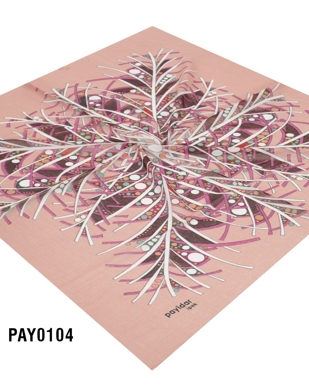 PAYİDAR İPEK Desenli Oyalık Yazma PAY0104-0124