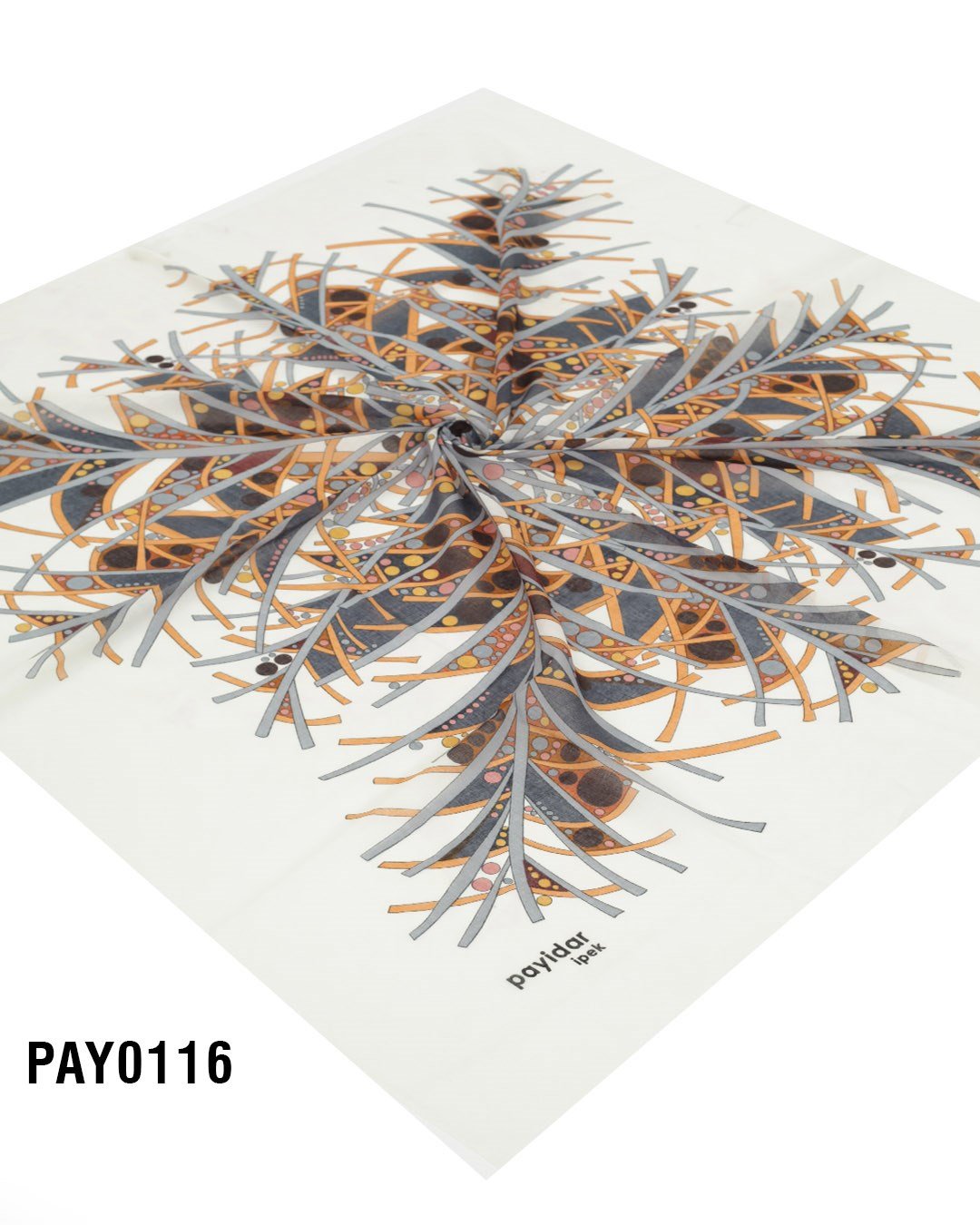 PAYİDAR İPEK Desenli Oyalık Yazma PAY0116-0111