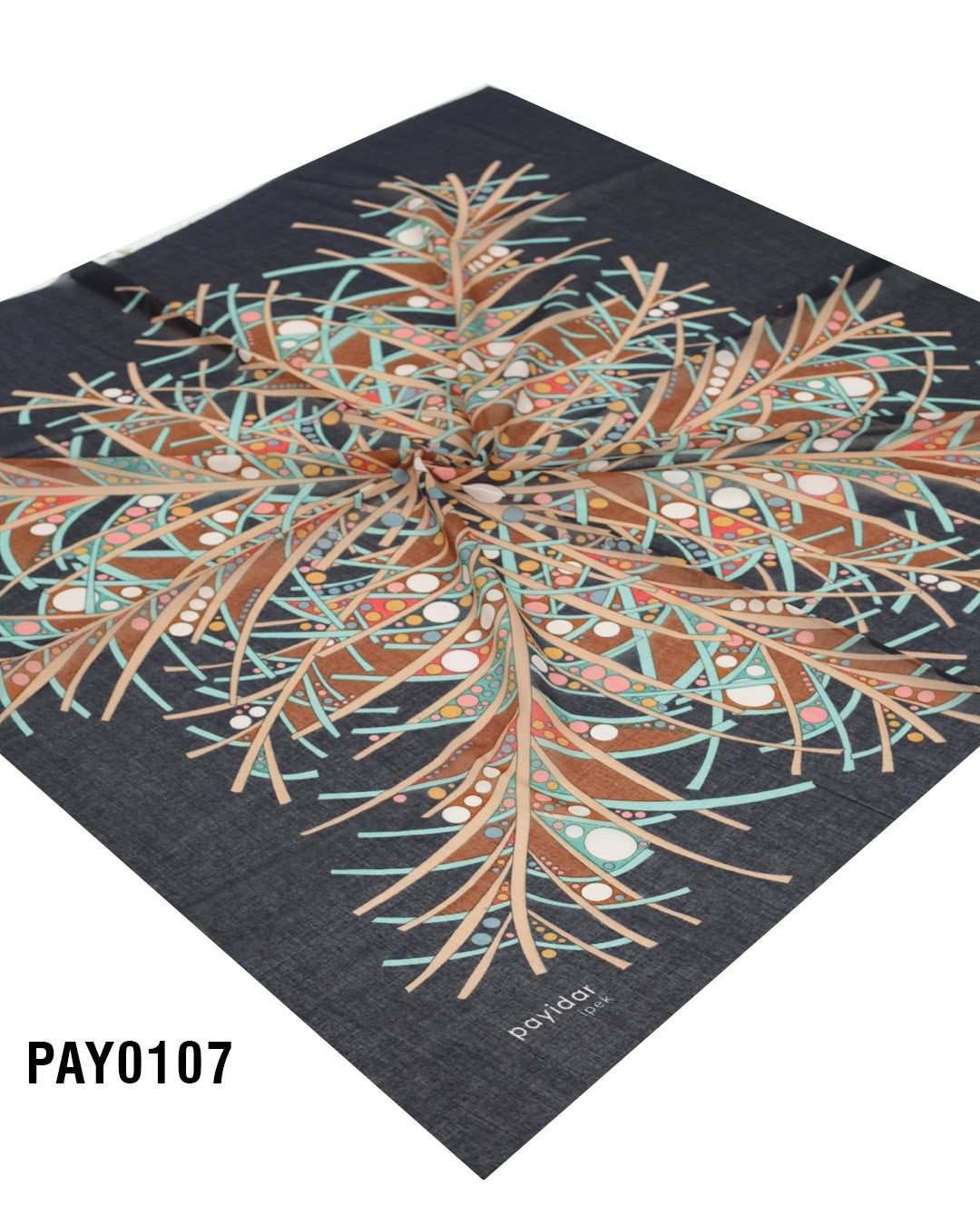 PAYİDAR İPEK Desenli Oyalık Yazma PAY0107-0121