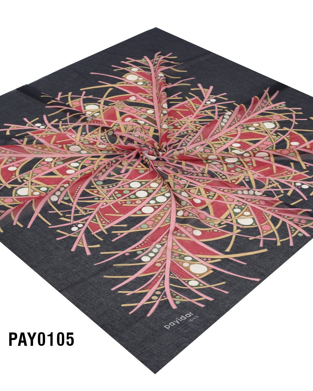PAYİDAR İPEK Desenli Oyalık Yazma PAY0105-0123