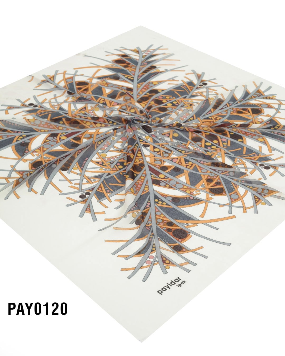 PAYİDAR İPEK Desenli Oyalık Yazma PAY0120-0107