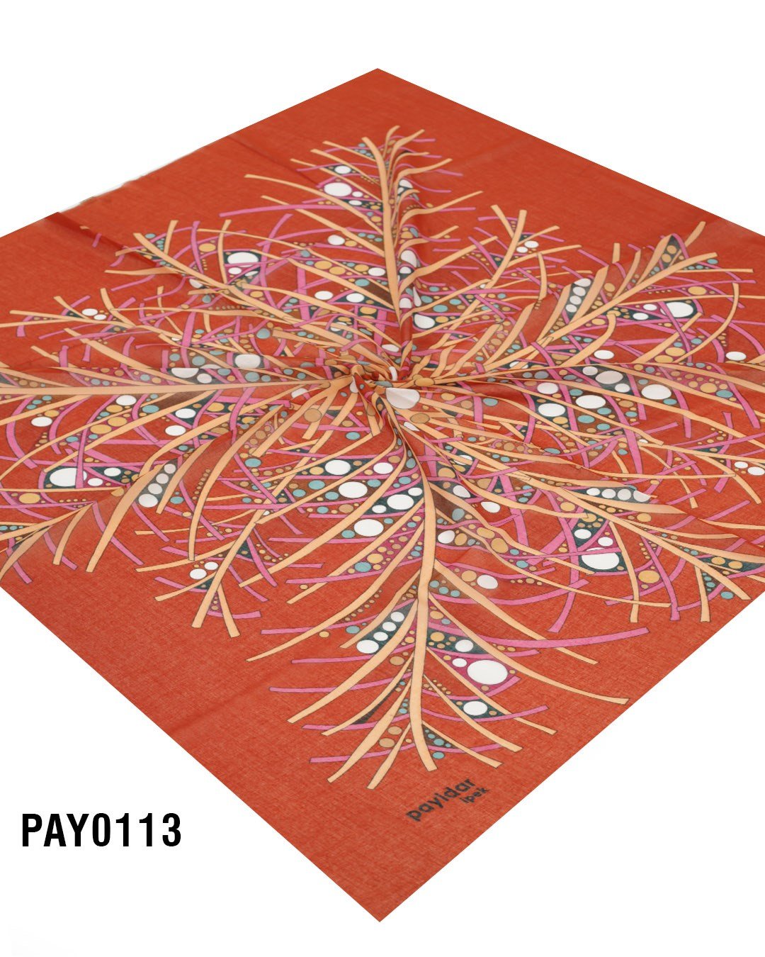 PAYİDAR İPEK Desenli Oyalık Yazma PAY0113-0114