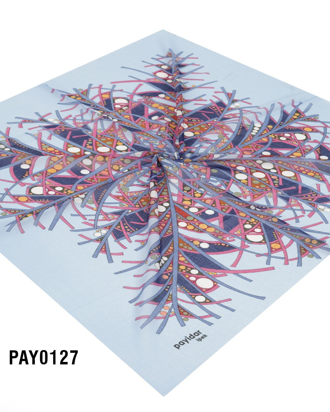 PAYİDAR İPEK Desenli Oyalık Yazma PAY0127-0232