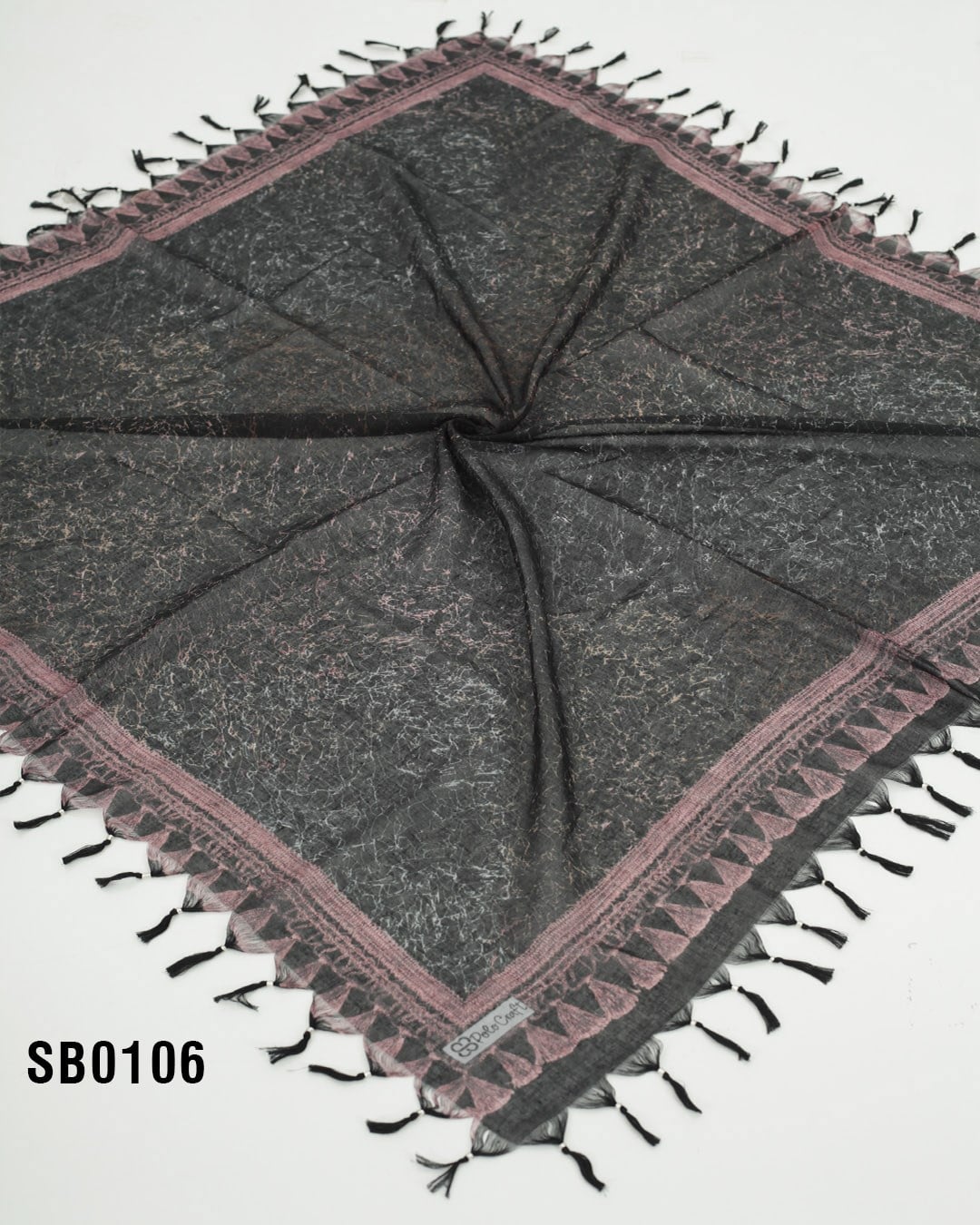 POLO CRAFT 100*100 CM COTTON SÖKME BONCUKLU EŞARP SB0106-6006