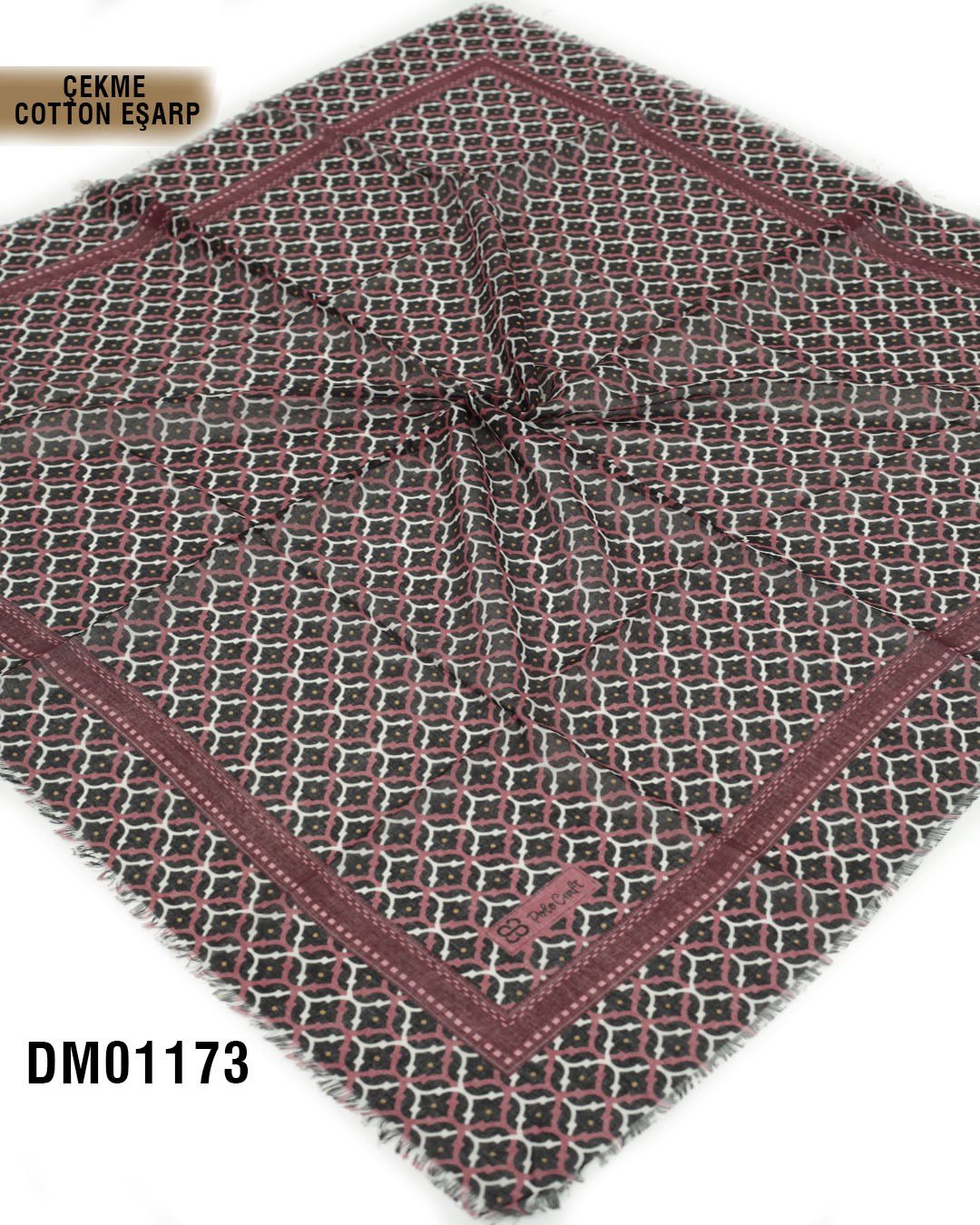 POLO CRAFT Çekme Pamuk Eşarp 100*100cm  DM01173-1829