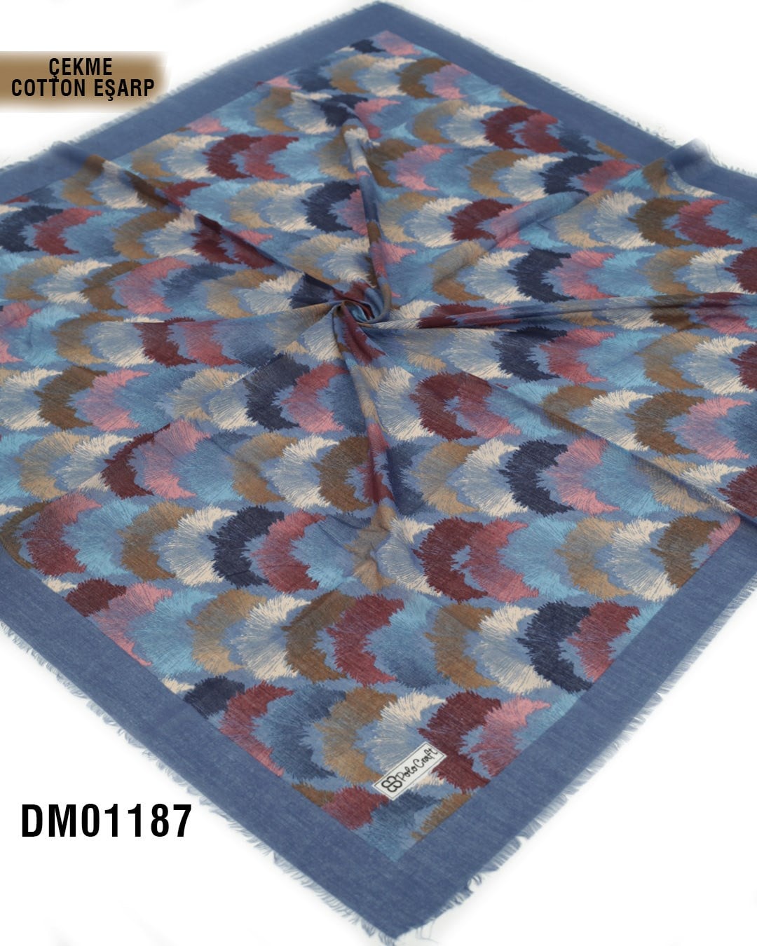 POLO CRAFT Çekme Pamuk Eşarp 100*100cm  DM01187-1709