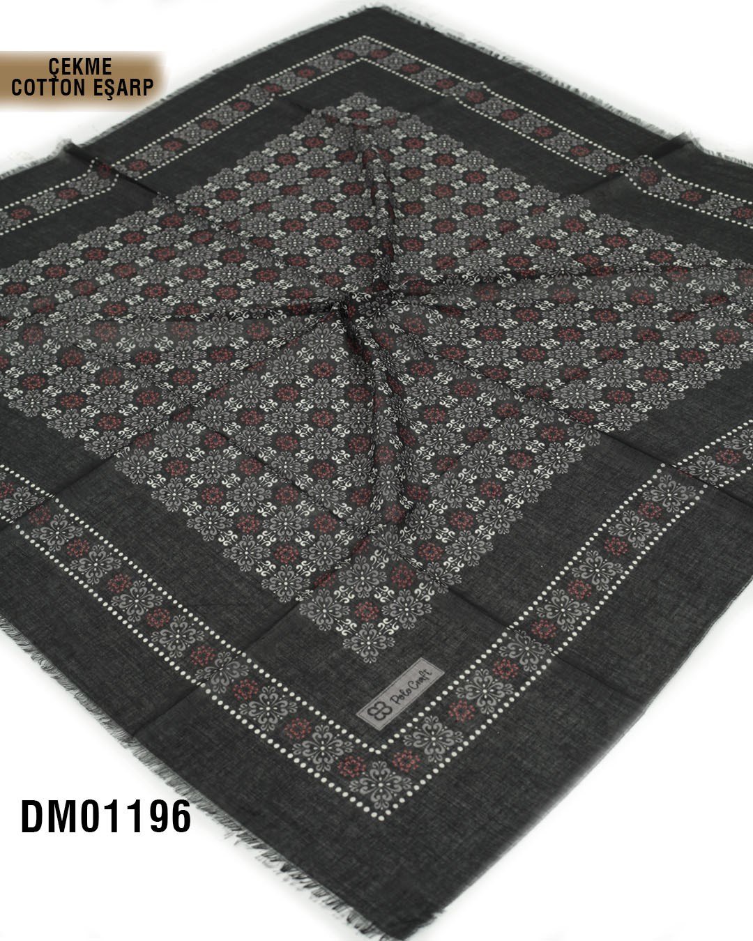 POLO CRAFT Çekme Pamuk Eşarp 100*100cm  DM01196-1726