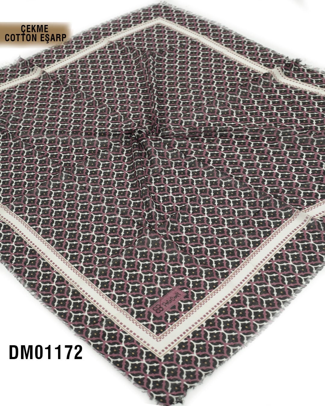 POLO CRAFT Çekme Pamuk Eşarp 100*100cm  DM01172-1828
