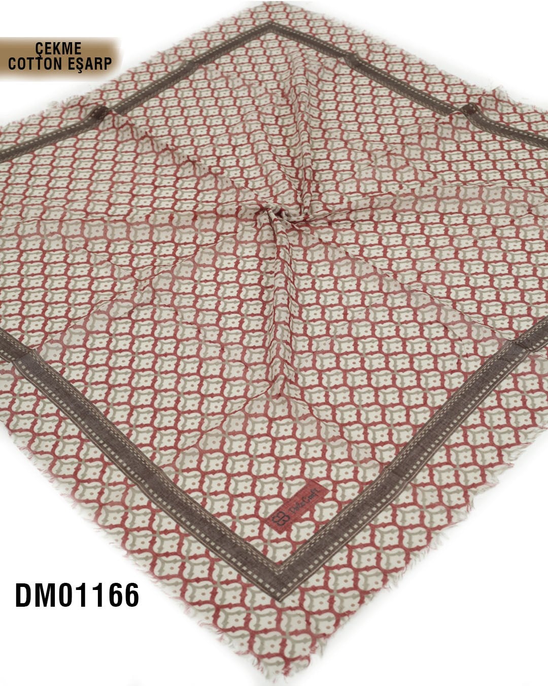 POLO CRAFT Çekme Pamuk Eşarp 100*100cm  DM01166-1822