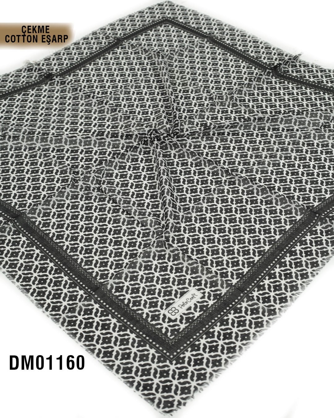 POLO CRAFT Çekme Pamuk Eşarp 100*100cm  DM01160-1816