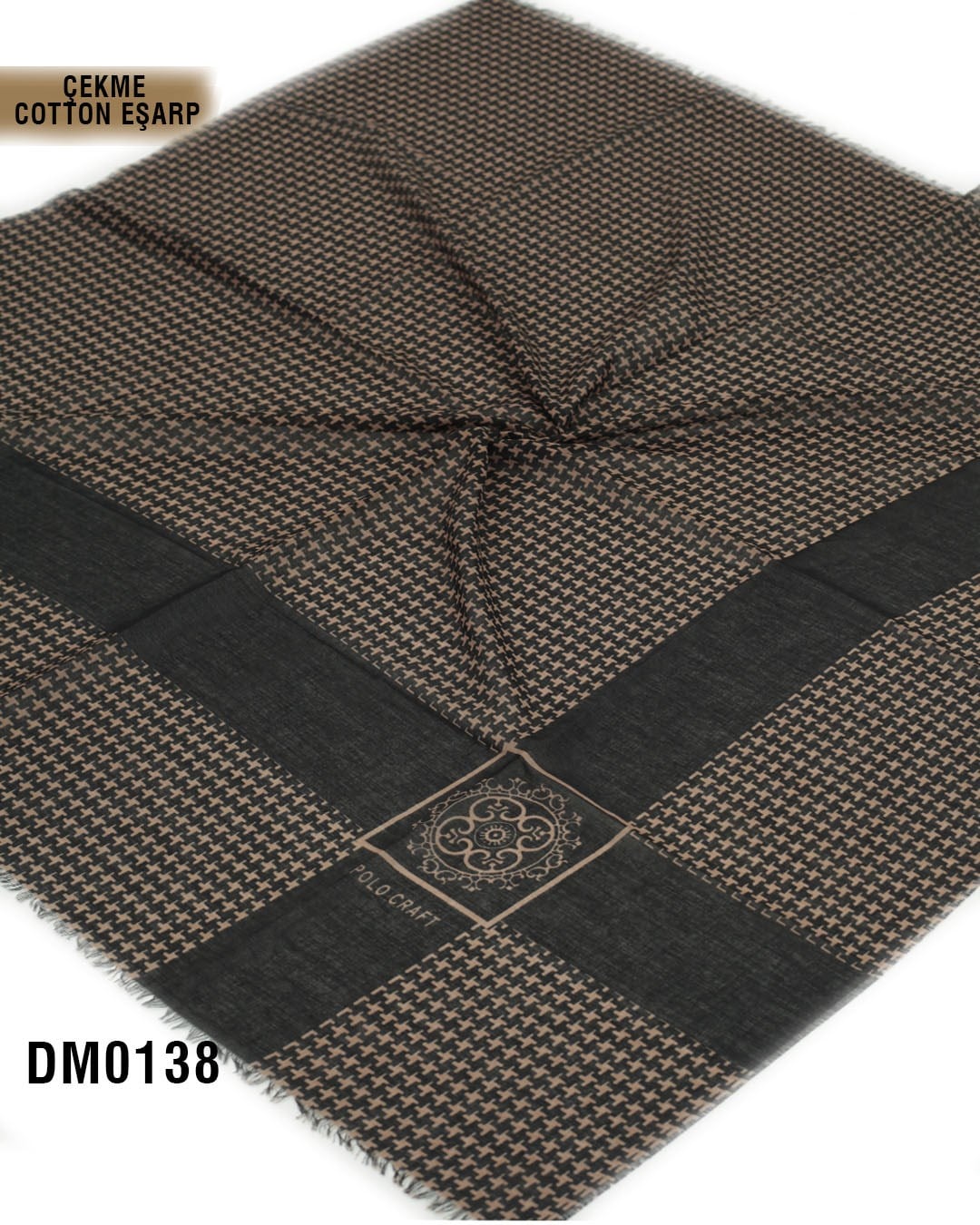 POLO CRAFT Çekme Pamuk Eşarp 100*100cm  DM0138-2309