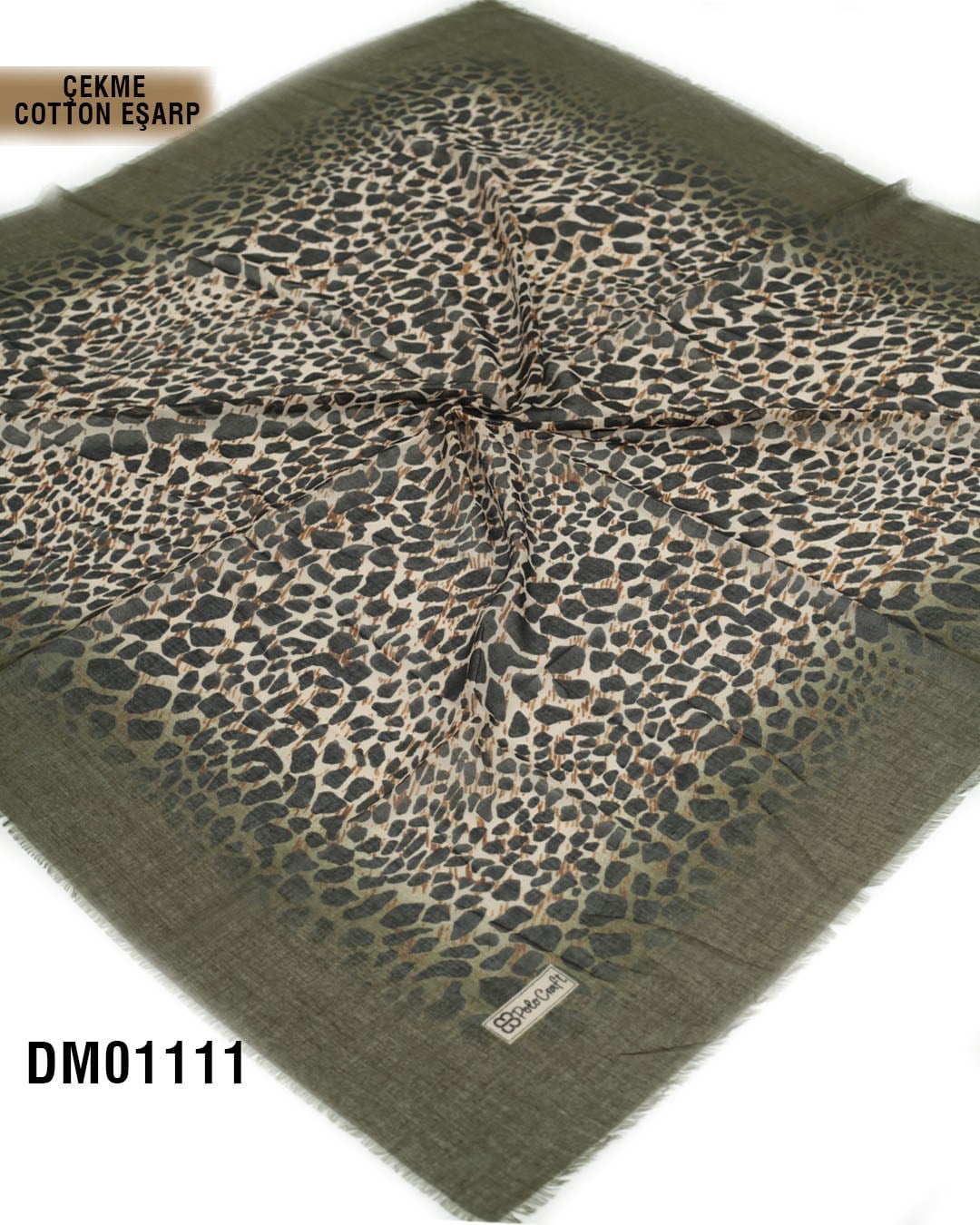POLO CRAFT Çekme Pamuk Eşarp 100*100cm  DM01111-1903