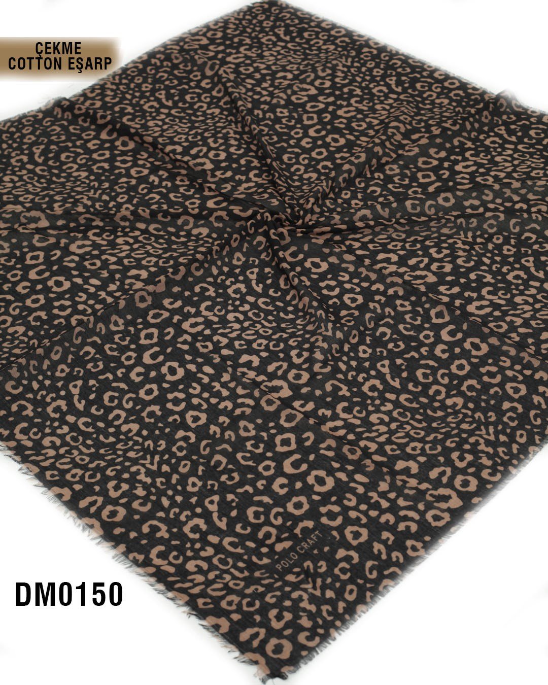 POLO CRAFT Çekme Pamuk Eşarp 100*100cm  DM0150-2325