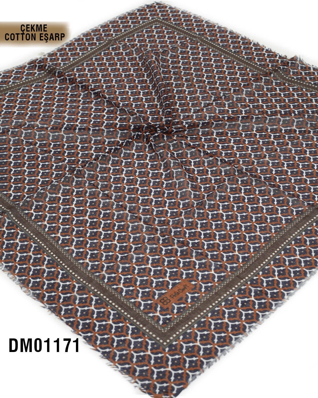 POLO CRAFT Çekme Pamuk Eşarp 100*100cm  DM01171-1827