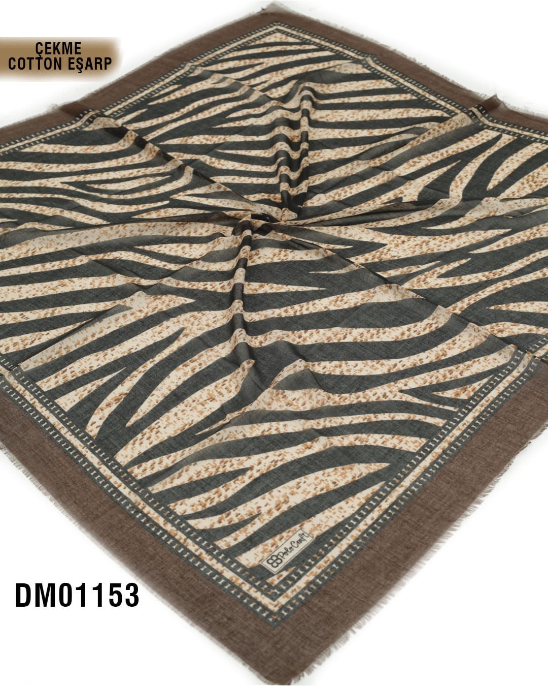 POLO CRAFT Çekme Pamuk Eşarp 100*100cm  DM01153-1809