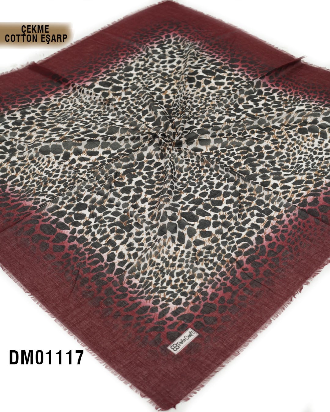POLO CRAFT Çekme Pamuk Eşarp 100*100cm  DM01117-1909