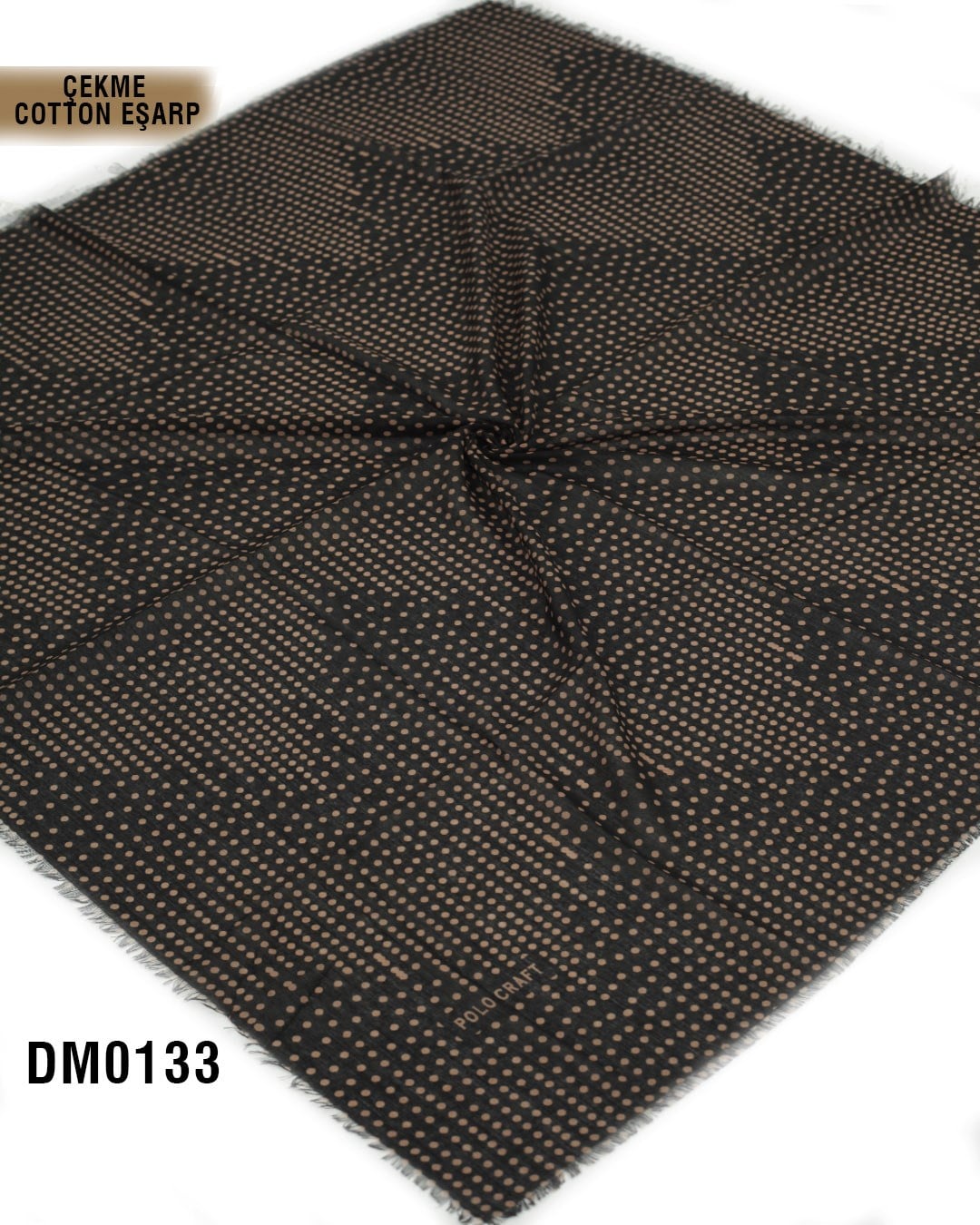 POLO CRAFT Çekme Pamuk Eşarp 100*100cm  DM0133-2301