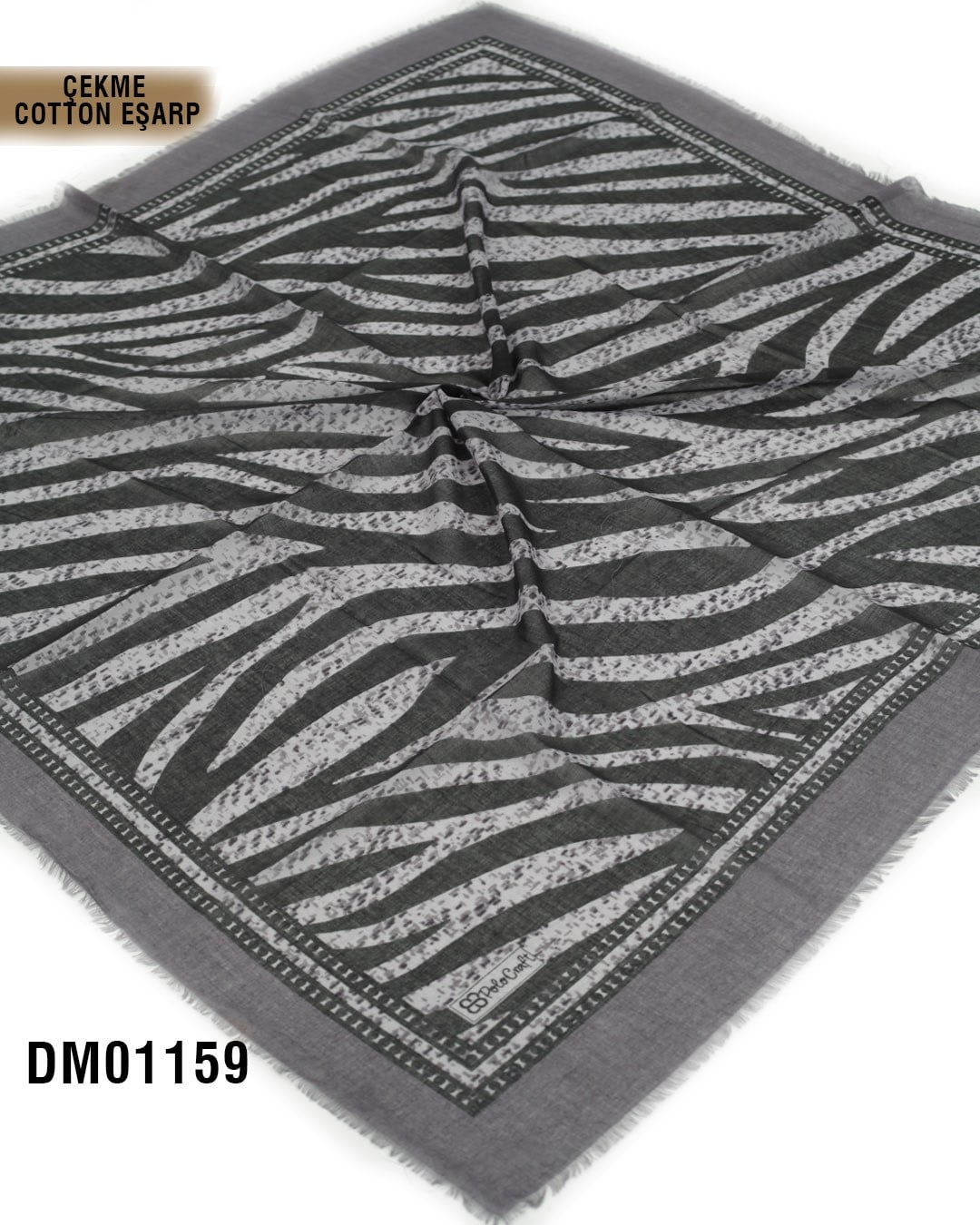 POLO CRAFT Çekme Pamuk Eşarp 100*100cm  DM01159-1815