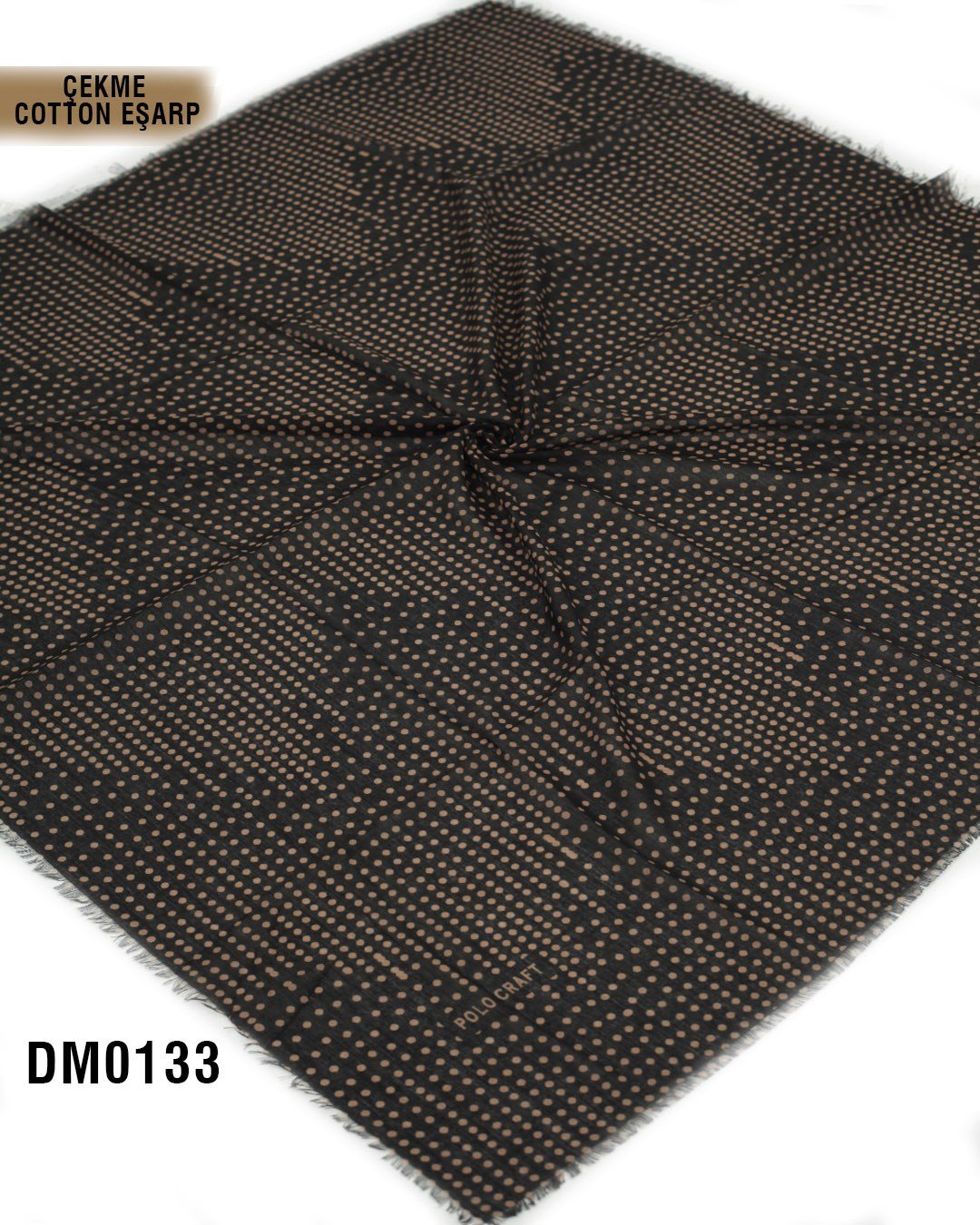 POLO CRAFT Çekme Pamuk Eşarp 100*100cm  DM0133-2301