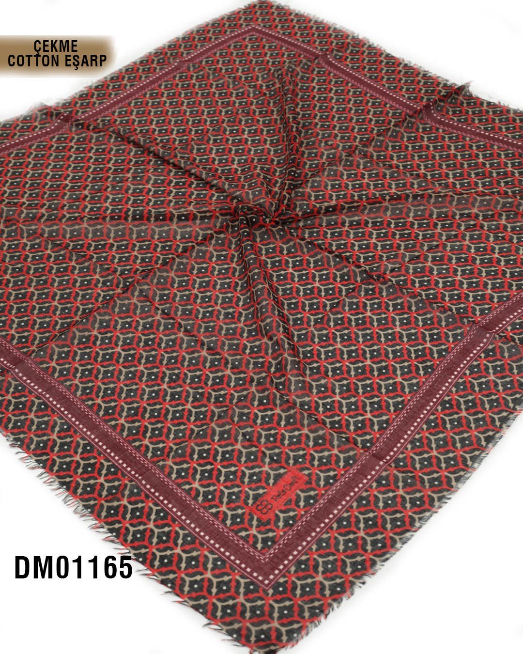 POLO CRAFT Çekme Pamuk Eşarp 100*100cm  DM01165-1821