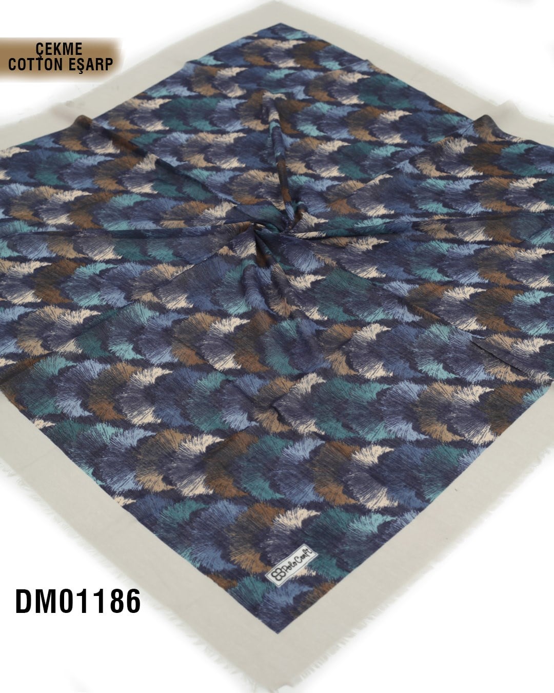 POLO CRAFT Çekme Pamuk Eşarp 100*100cm  DM01186-1707