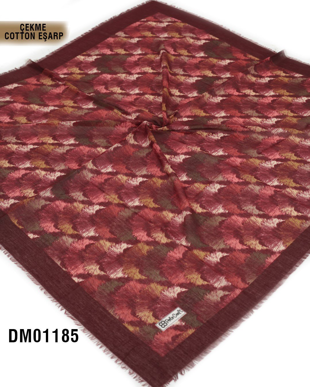 POLO CRAFT Çekme Pamuk Eşarp 100*100cm  DM01185-1705