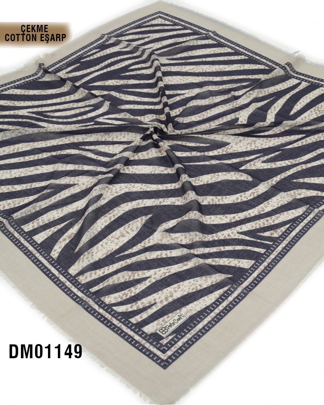 POLO CRAFT Çekme Pamuk Eşarp 100*100cm  DM01149-1805