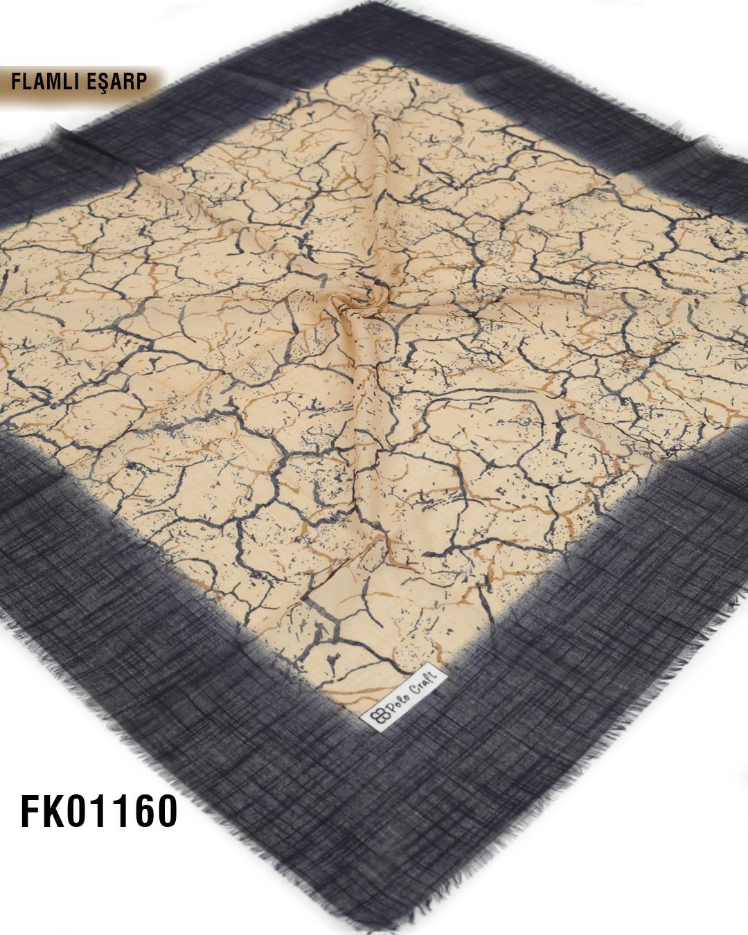 POLO CRAFT FLAMLI Pamuk Eşarp 100*100cm  FK01160-1415