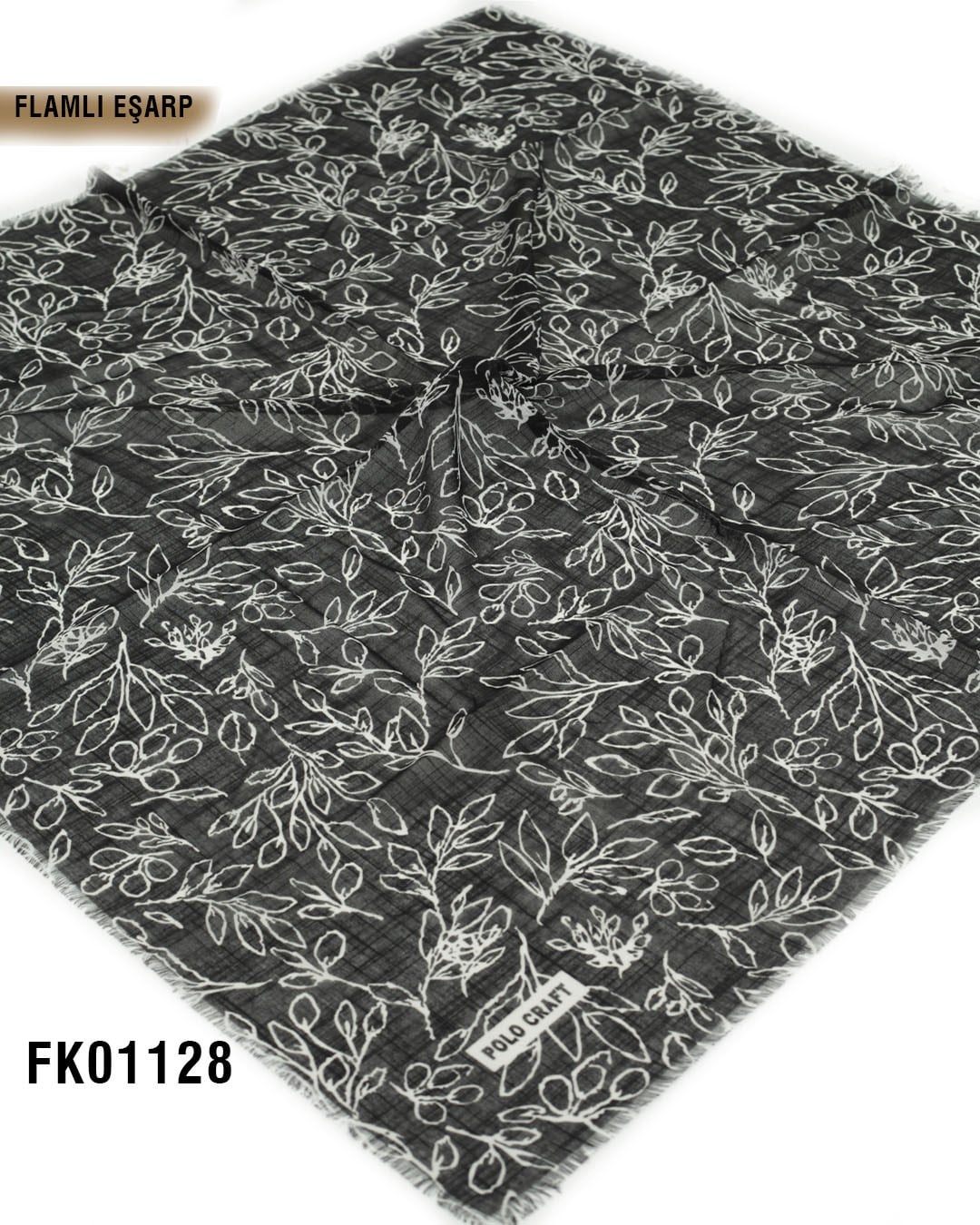 POLO CRAFT FLAMLI Pamuk Eşarp 100*100cm  FK01128-1511