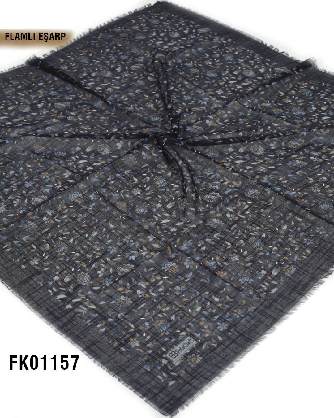 POLO CRAFT FLAMLI Pamuk Eşarp 100*100cm  FK01157-1410