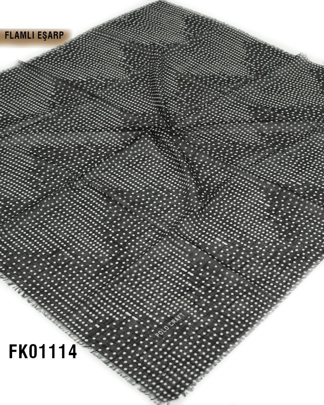 POLO CRAFT FLAMLI Pamuk Eşarp 100*100cm  FK01114-1604