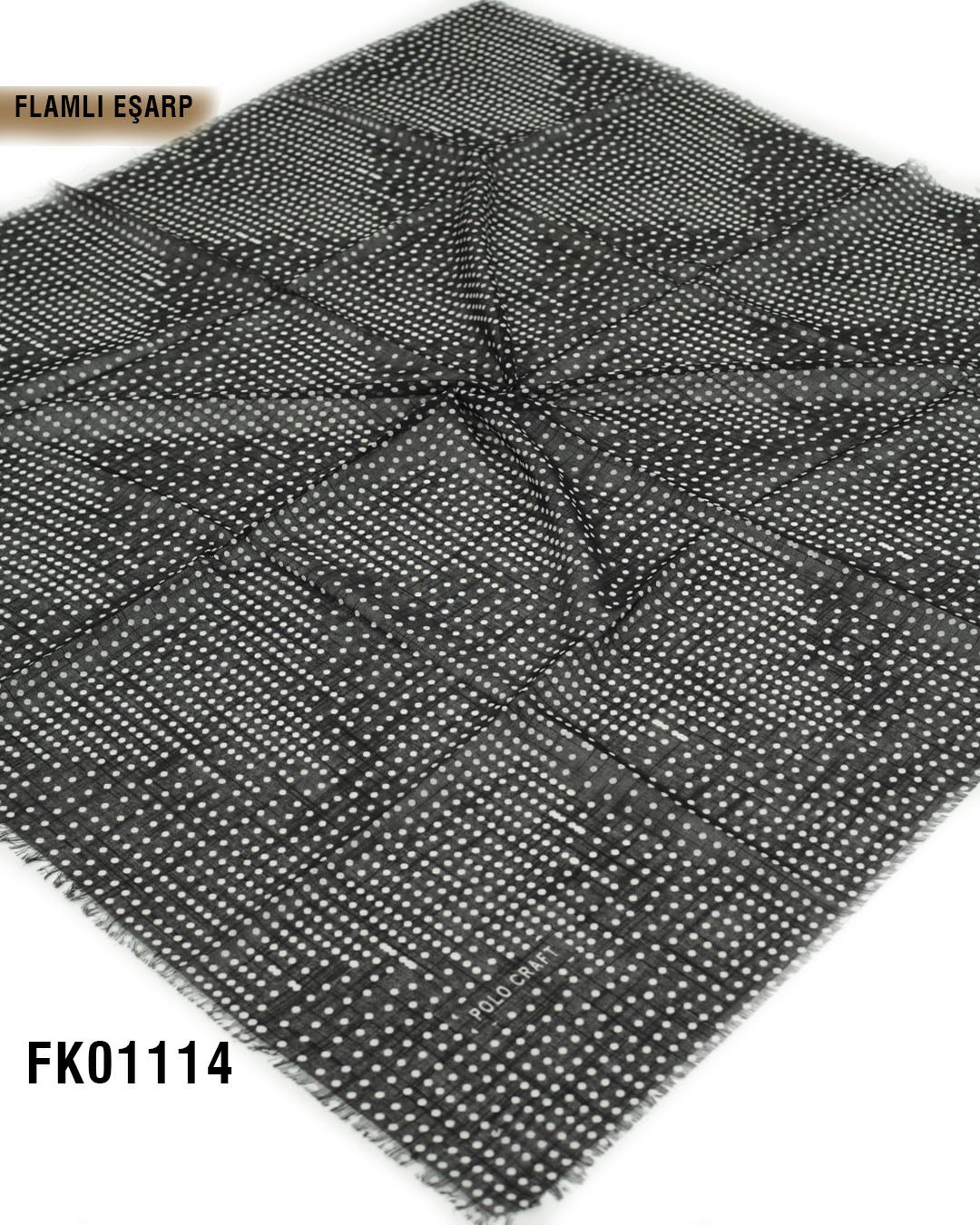 POLO CRAFT FLAMLI Pamuk Eşarp 100*100cm  FK01114-1604