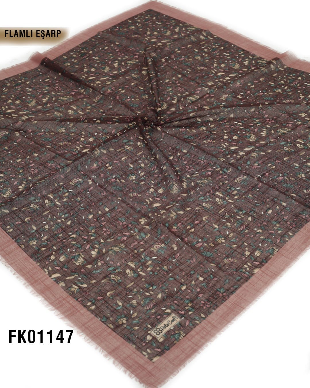 POLO CRAFT FLAMLI Pamuk Eşarp 100*100cm  FK01147-1535