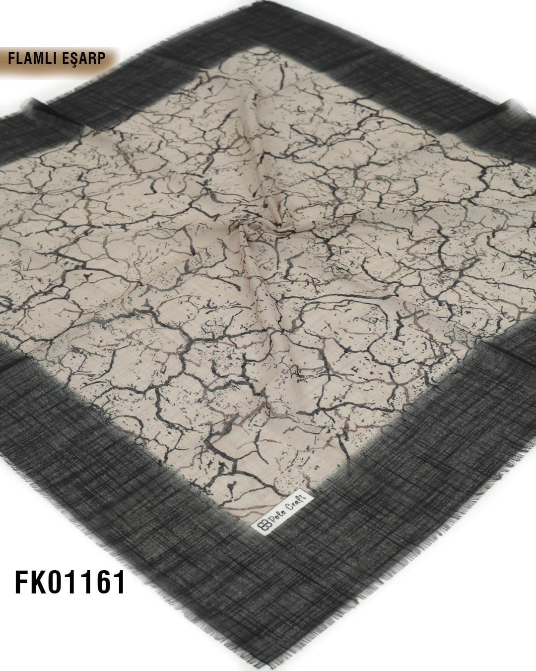 POLO CRAFT FLAMLI Pamuk Eşarp 100*100cm  FK01161-1416