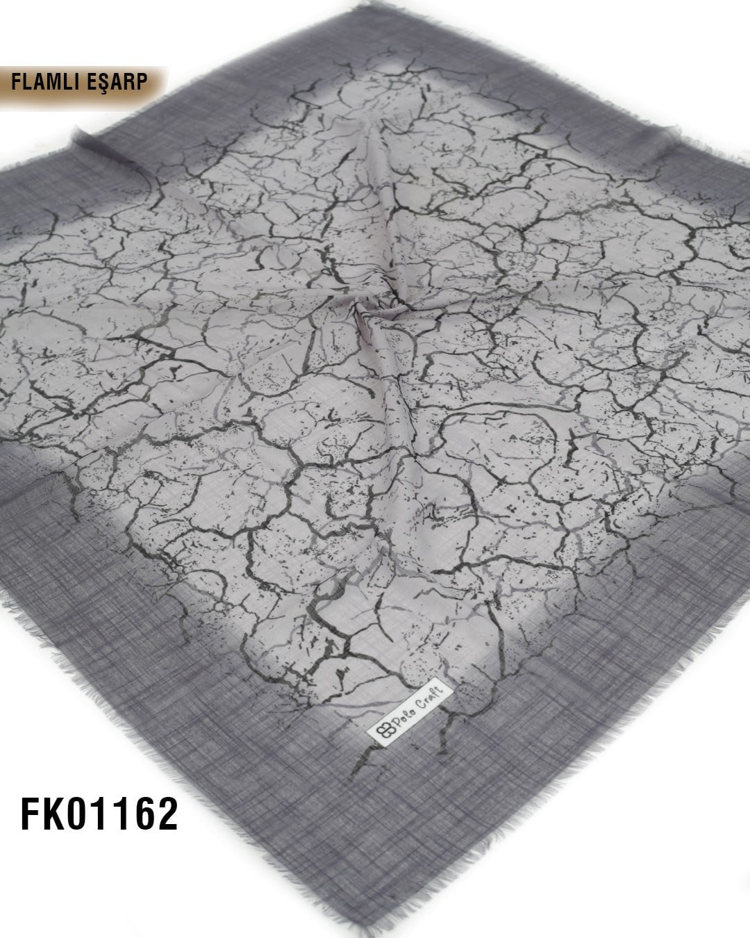 POLO CRAFT FLAMLI Pamuk Eşarp 100*100cm  FK01162-1417