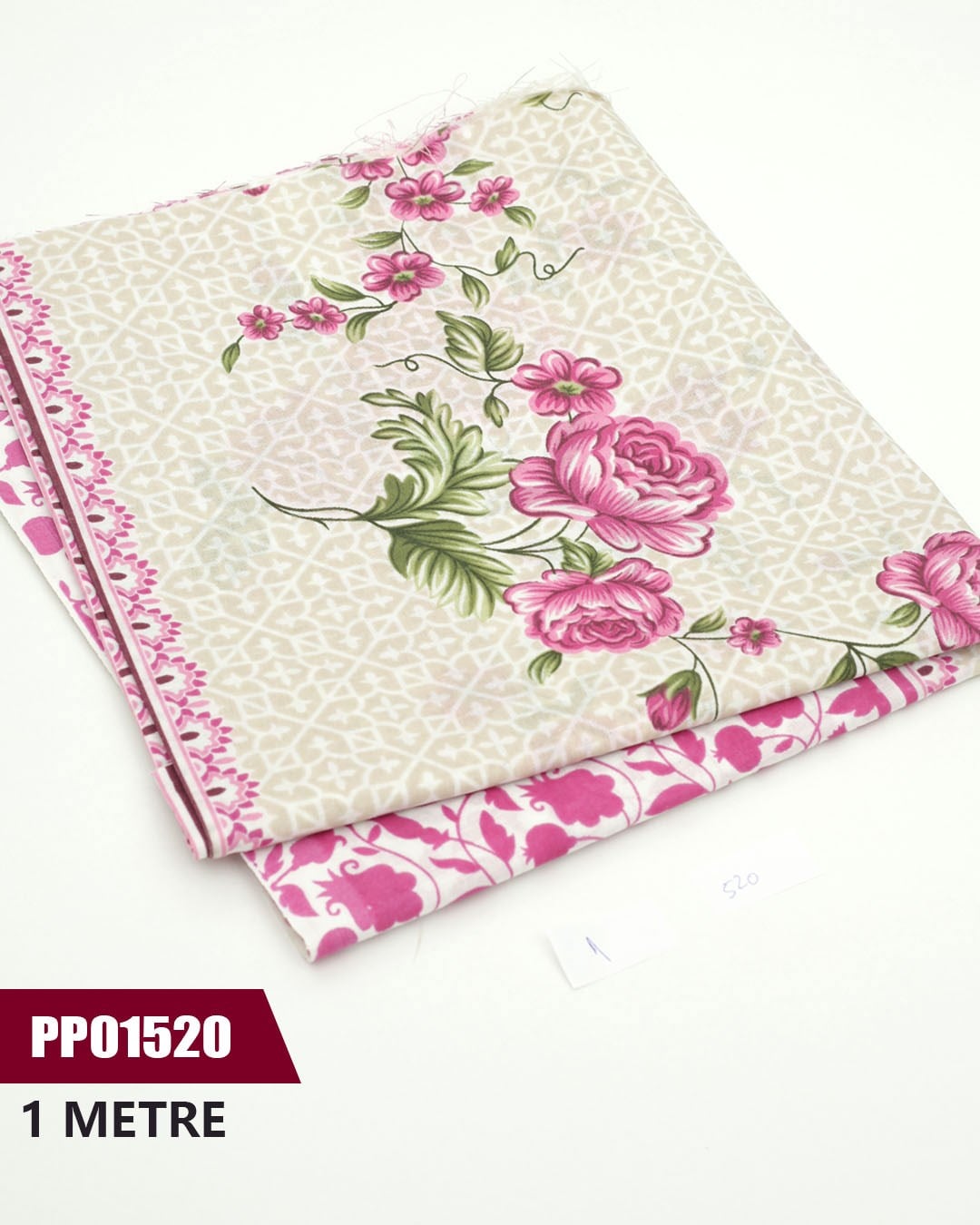 POPLİN NEVRESİMLİK PARÇA KUMAŞ ( EN 240CM )  PP01520-520