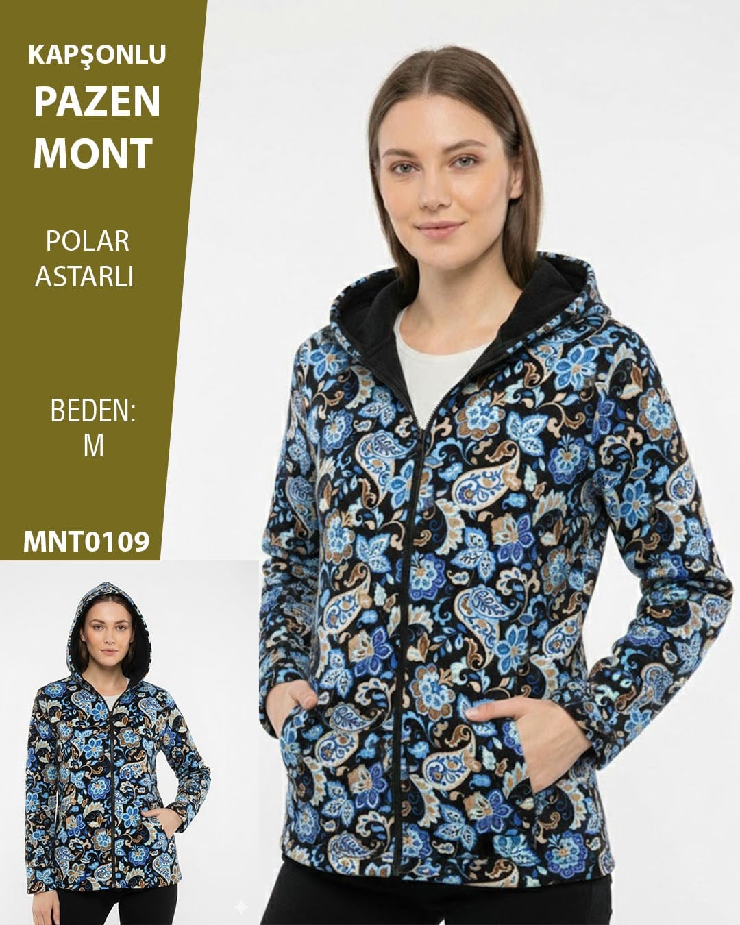 VİEMOR OTANTİK  PAZEN Kapişonlu mont M MNT0109-21915