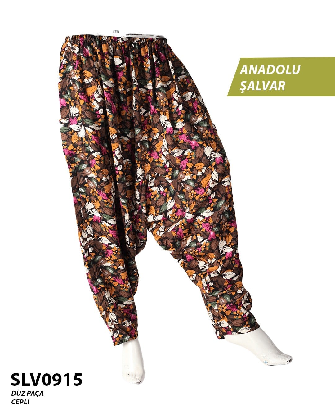 Viskon Düz Palça Anadolu Şalvar (Cepli) SLV0915-11208