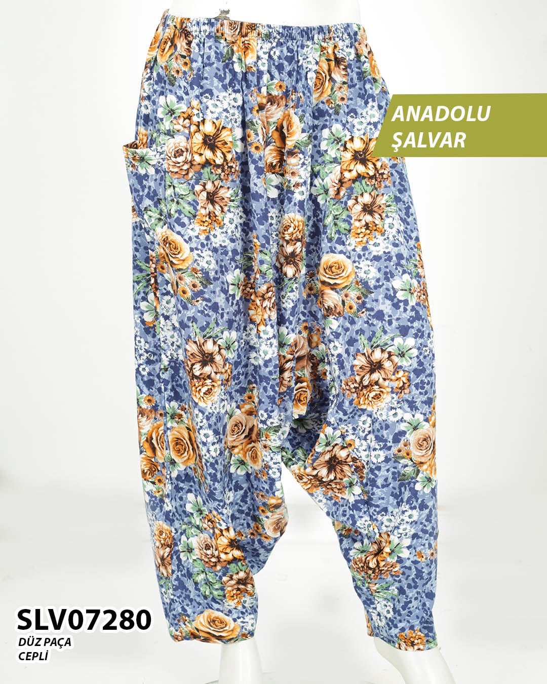 Viskon Lastik Palça Anadolu Şalvar (Cepli) SLV07280-14410