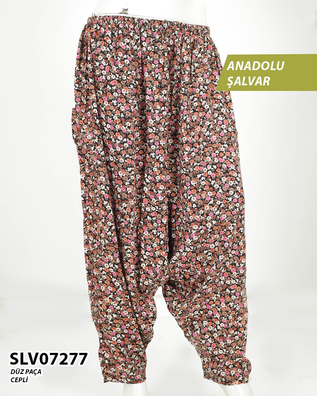 Viskon Lastik Palça Anadolu Şalvar (Cepli) SLV07277-14404