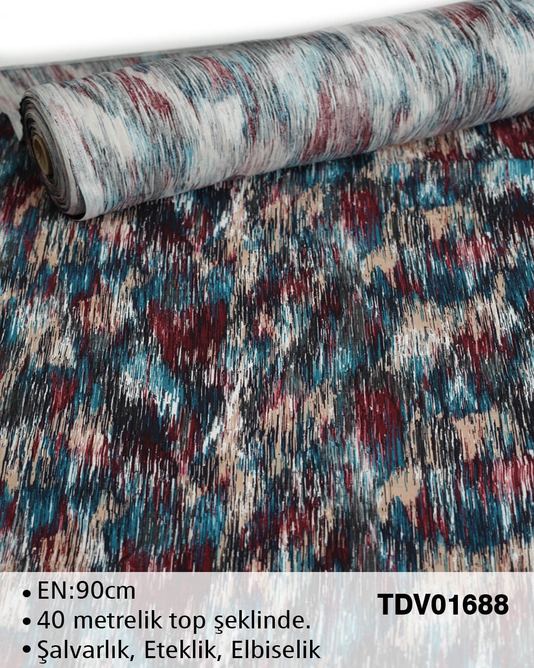 Yeni Sezon Dar En Pamuk Viskon Top Kumaş TDV01688