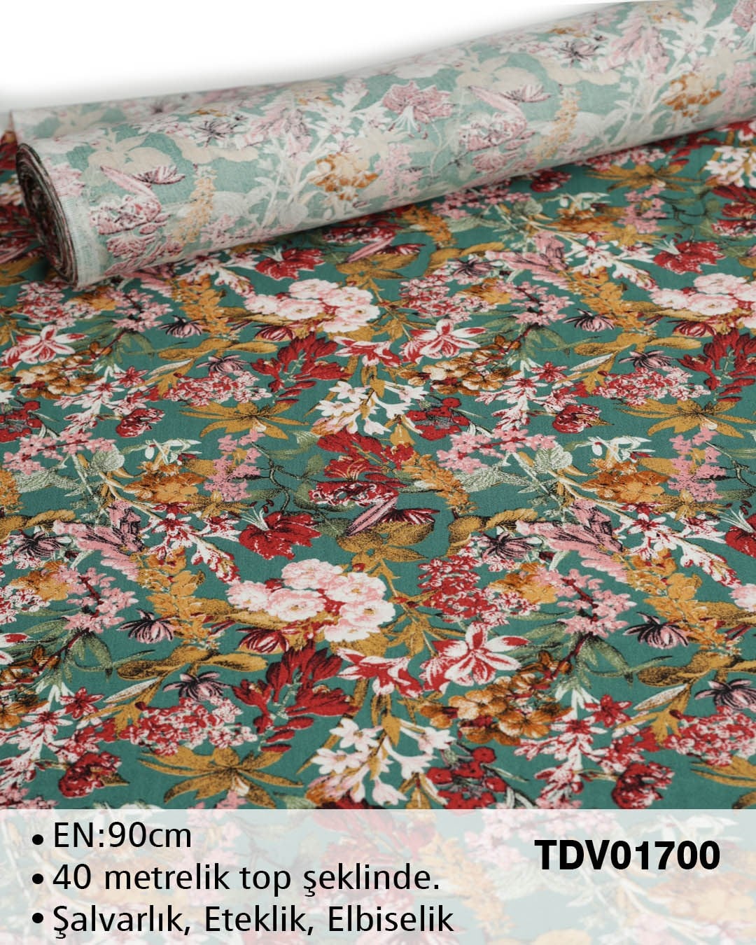 Yeni Sezon Dar En Pamuk Viskon Top Kumaş TDV01700