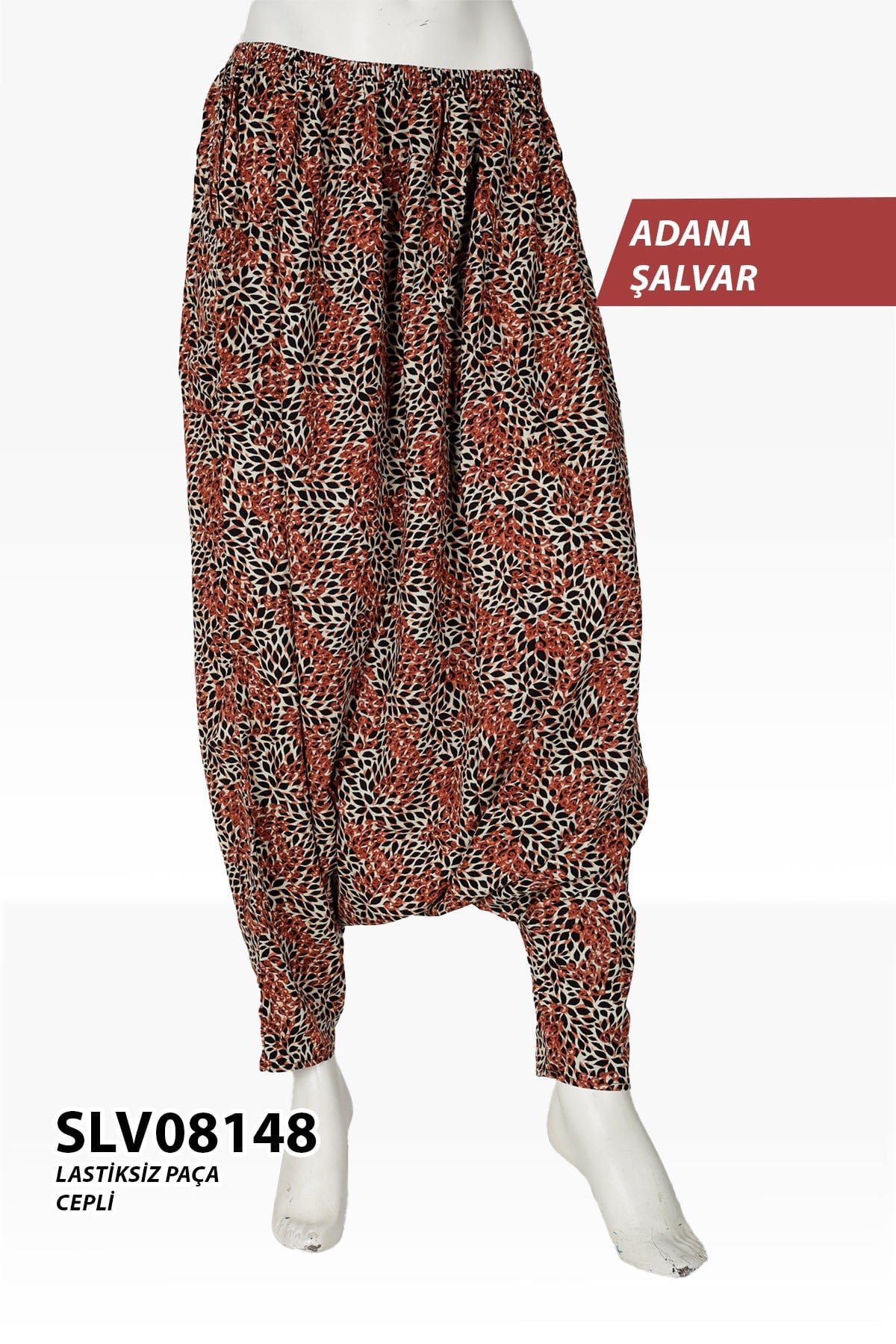 Yeni Viskon Adana Şalvar (Cepli) SLV08148-8313